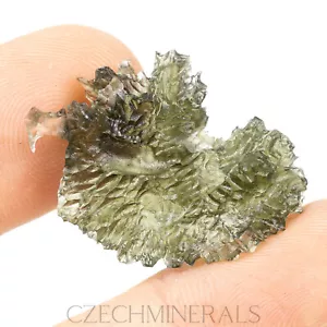 4,35g MOLDAVIT Tektit echt natur Sammelstück A+ Zertifikat #RM561 - Bild 1 von 7