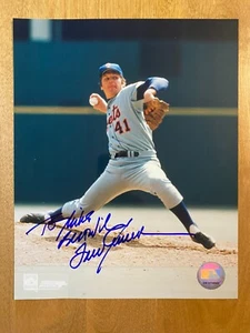 Tom Seaver signiert an Mike 8x10 Foto New York Mets MLB Baseball Auto HOF - Bild 1 von 2