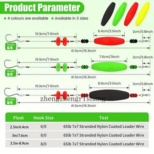 Plataformas flotantes de pesca de 3 piezas Santee aparejo para aparejos de pesca de gato traqueteo - Imagen 1 de 28