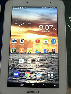 Samsung Galaxy Tab 2 SCH-I705 8GB, Wi-Fi + 8GB, 7in - White - Image 1 of 4