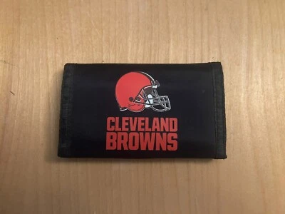 NFL Printed Tri-Fold Nylon Wallet RICO -Cleveland Browns - Image 1 of 2