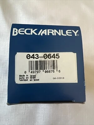 Filtro de combustible de gas Beck Arnley 043-0645 para MB Mercedes-Benz 300D 350SDL Foto 1 de 3