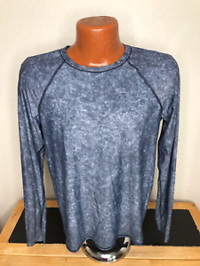 Womens Lululemon Athletica L/S Casual Athletic T-Shirt Size Medium (M) Gray