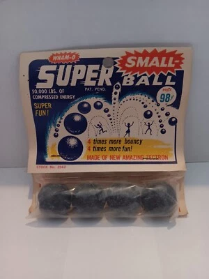 MINI 1965 Wham-O Whamo Super Small Balls Sealed In Original Packaging - Image 1 of 4