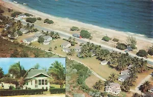 Postal sin publicar vintage de Kesters Ocean Colony Pompano Beach Florida - Imagen 1 de 2