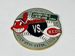 Spilla giorno partita Cleveland Indian Cincinnati Reds Interleague 7/9/99 7/10/99 7/11/99 - Foto 1 di 2