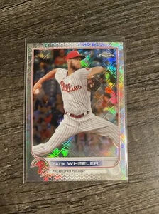 2022 Topps Chrome Logofractor Zack Wheeler #45 Philadelphia Phillies - Picture 1 of 2