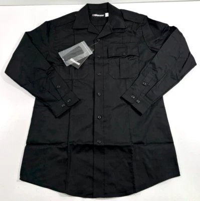 CAMISA STREETGEAR FLEX L/S MEZCLA ALGODÓN 8705 NEGRA NUEVA CON ETIQUETAS MEDIANA X 35 AZUL PARA HOMBRE Foto 1 de 2