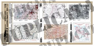Diorama/Model Accessory - 1/16 (120mm) Allied Western Front Maps #1 - WW1 - Bild 1 von 3