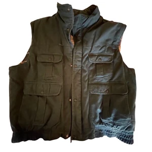 Original Windbreaker Vest Puffer Quilted Lined Utility Outdoor Workwear 3XL - Picture 1 of 10