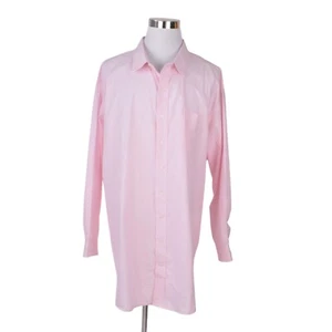 Oak Hill Mens Shirt 22 37/38 Classic Fit Pink 100% Cotton - Picture 1 of 8