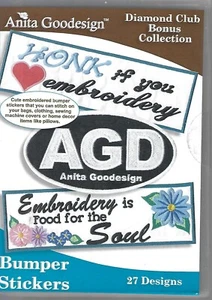 Anita Goodesign Diamond Club Bonus Collection - Bumper Stickers (CD-ROM) - Picture 1 of 2