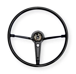 55 56 Chevy Original Style Steering Wheel 16" Painted Black 1955 1956 Chevrolet - Picture 1 of 5
