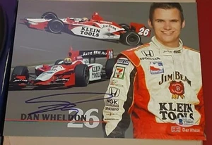 Dan Wheldon 2x Indianapolis 500 Champion SIGNED Promo 8x10 Photo BAS Andretti - Picture 1 of 2