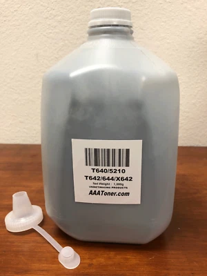 (1.000 g) Recarga de tóner a granel para Dell 5210 5310 Lexmark T640 T642 T644 X642 X644 Foto 1 de 2