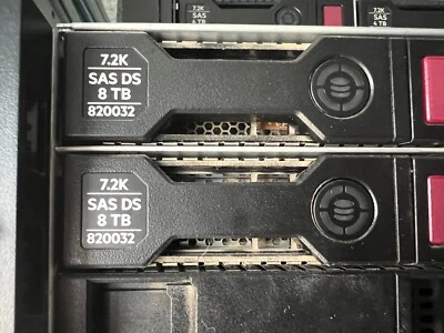 HP 819201-B21 8TB 12G SAS 7.2K LFF 512E SC MIDLINE HDD 820032  819199-001 How - Image 1 of 4