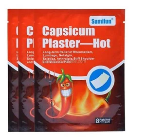 40pcs Capsicum Plaster Patches Hot Pain Relieving Muscle Strain Pain Relief xx - Picture 1 of 10