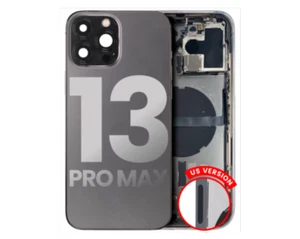 Back Housing with Small Components Pre-Installed Compatible For iPhone 13 ProMax - Picture 1 of 5