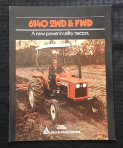 1982-1983 ALLIS-CHALMERS "MODEL 6140 2WD & FWD TRACTOR" BROCHURE MINTY - Picture 1 of 4
