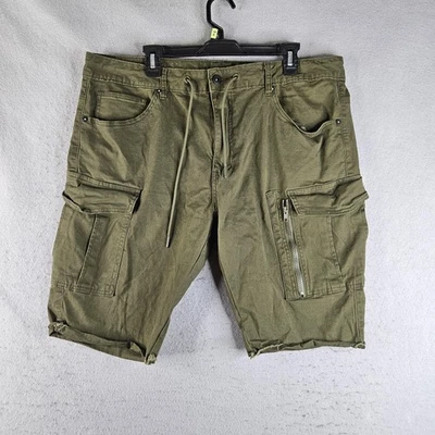 Pantalones Cortos Carga Smoke Rise Para Hombres 38 Bolsillos Utilitarios Cordón Exterior Informal Senderismo Foto 1 de 4
