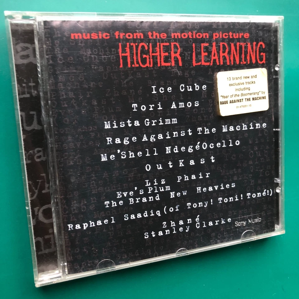HIGHER LEARNING Hip Hop Film Soundtrack CD Jennifer Connelly Ice Cube Omar Epps - Image 1 of 4