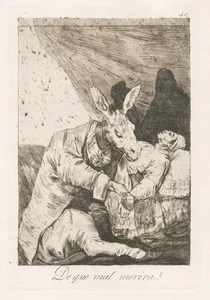 Francisco de Goya Plate 40 From Los Caprichos Etching Grabado - Picture 1 of 1
