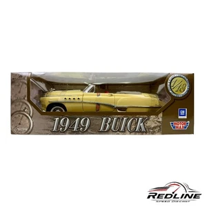 🇺🇸Motor Max1949 Buick Roadmaster Convertible Tan With Red Interior 1:18 C3🇺🇸 - Picture 1 of 7