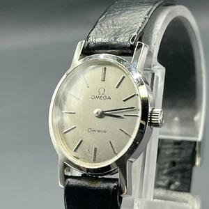 [For Pepair] Omega Geneve  Silver Dial Women's Watch 20mm #1973 - Picture 1 of 11