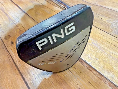 PING KETSCH CADENCE TR 388 GRAMS LARGE MALLET PUTTER STEEL RH 35" ⛳FAIR TO POOR⛳ - Image 1 of 4
