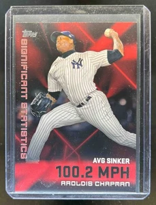 2023 Topps Aroldis Chapman Significant Statistics Red #5/10 Yankees - Picture 1 of 2
