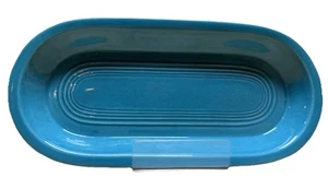 Homer Laughlin Vintage Fiesta Turquoise Bread Tray Utilty Tray Fiestaware HLC - Picture 1 of 9