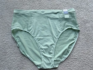 AMBRIELLE LACE HIPSTER BUTTERY SOFT Nylon PANTIES Brief Panty Mint Green XL / 8 - Picture 1 of 7