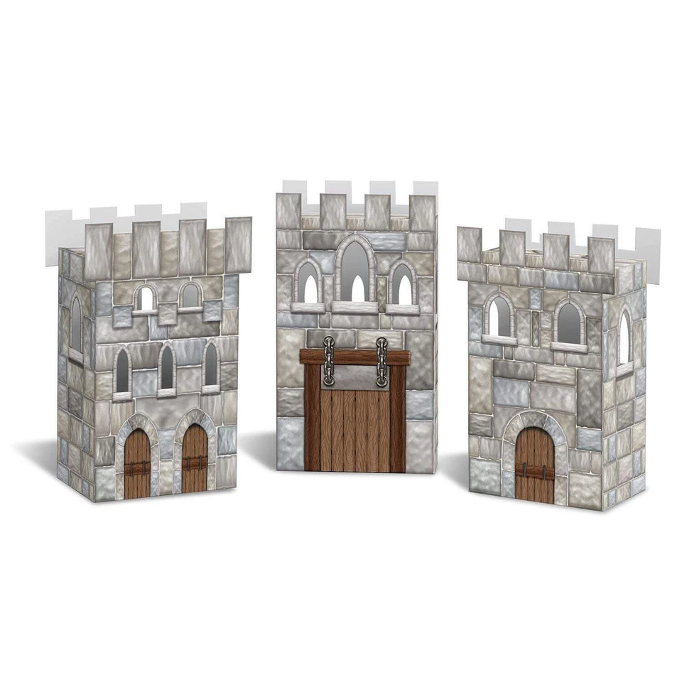 Beistle Castle Favor Boxes - Medieval | Party Supply | Decoration - Image 1 of 1