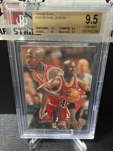 1994-95 Flair MICHAEL JORDAN #326 BGS 9.5 GEM MINT - Picture 1 of 2