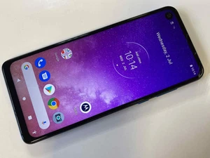 Motorola Moto One Vision XT1970 - Smartphone - entsperrt blau funktioniert mit Rissen - Bild 1 von 10