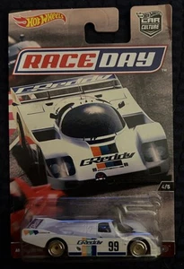 Hot Wheels Porsche 962 Race Day Car Culture - (4/5)  2016 White 1:64 - Picture 1 of 2