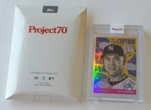TOPPS PROJECT 70 DEREK JETER NY YANKEES  MORNING BREATH RAINBOW FOIL 40/70 #368 - Picture 1 of 4