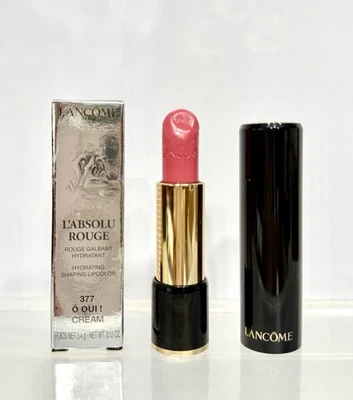 Lancome L'absolu Rouge Galbant Lipstick 377 O OUI ! Cream (Light Pink) DEFECT - Image 1 of 4