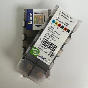 10 pezzi/SCATOLA ISCAR CCMT060204-SM IC807 - Foto 1 di 2