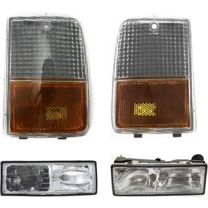 Headlight Corner Light Kit For 1987-1990 Chevy Caprice Left and Right With Bulb - Picture 1 of 12