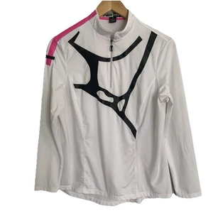 Jamie Sadock Gr. M weiß Langarm Golf Shirt Oberteil NEU - Bild 1 von 7