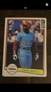 1982 Donruss - Lonnie Smith #606 - Foto 1 di 1