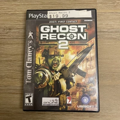 Tom Clancy's Ghost Recon 2 (Sony PlayStation 2, 2004) CIB - Image 1 of 4