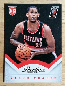 2013-14 Prestige #199 Allen Crabbe RC - Picture 1 of 2