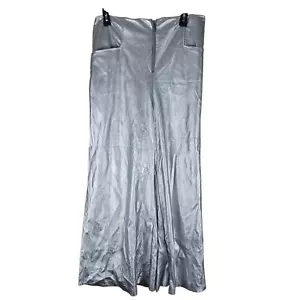 Shop Meg pantalone argento gamba larga - Foto 1 di 8