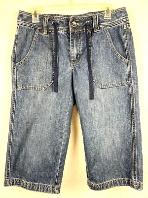 Magellan Sportswear 牛仔裤女式 6 蓝色领带 100% 棉 — 第 1/4 张图片