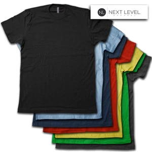 Next Level Apparel 3600 Premium Cotton T-SHIRT - 4.3 oz Super Soft Blank Shirts - Picture 1 of 14