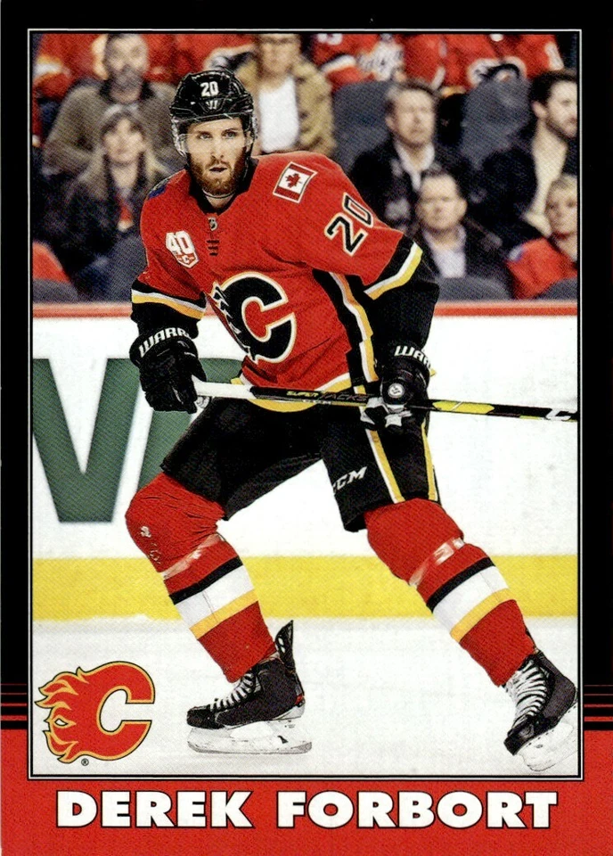 2020-21 O-Pee-Chee Retro Black Derek Forbort 30/100 Calgary Flames #476 - Image 1 of 2