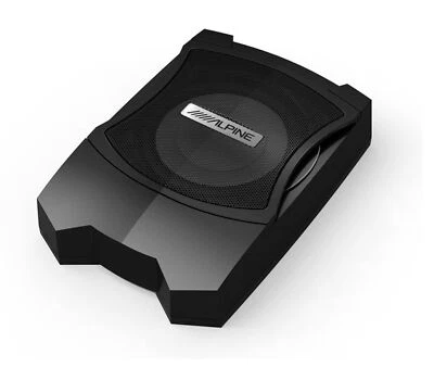 Alpine PWE-V80- Aktivwoofer 200mm Subwoofer BASS BOX 20cm Untersitz mit Kabel-FB - Bild 1 von 2