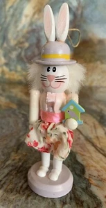Easter Wooden Bunny 6” Tall - Picture 1 of 10